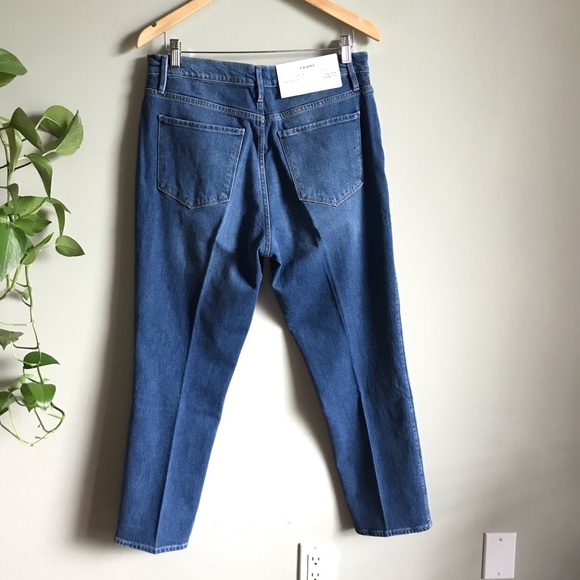 Frame Le Sylvie Crop Straight Leg Jeans size 32 - Picture 2 of 16